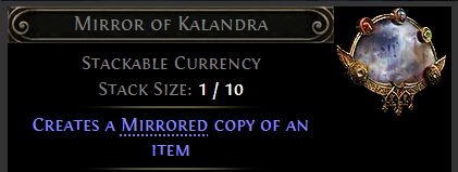 MMOJUGG Path of Exile 2 Mirror of Kalandra Details View of Item Function and Use